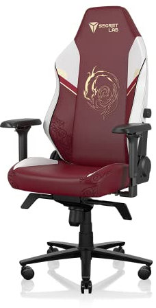 Secretlab TITAN Evo Ahri Gaming Chair - Reclining - Ergonomic & Comfortable Computer Chair with 4D Armrests - Magnetic Head Pillow & Lumbar Support - Small - Black/White - Leatherette