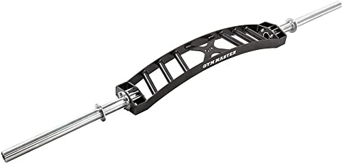GYM MASTER Olympic Cambered Multi Grip Football | Swiss Bar in Gunmetal