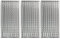 Hongso Griglie di ricambio per griglia emettitore in acciaio inox da 46 3/8 pollici per CharBroil Tru-Infrared 3 e 4 bruciatori 463241314, 463257111, 463257110 463247412 463247109 463241313 466 62471