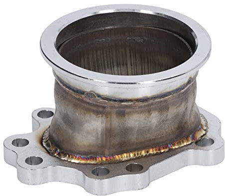 Leapiture 3-Zoll-V-Band-Adapter, Turbo-Fallrohrflansch-Kit, Ersatz für die Turbo-Flanschbaugruppe für T25 T28 GT25 GT28