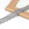 Vintage Spitzenband Borte aus Baumwolle Dekoband Zierband Spitzenstoff Spitzenborte Häkel-Borte für Nähen Handwerk Weihnachtsdekoration Hochzeit Vorhang Deko Scrapbooking Geschenkbox Grau 3cmx5m