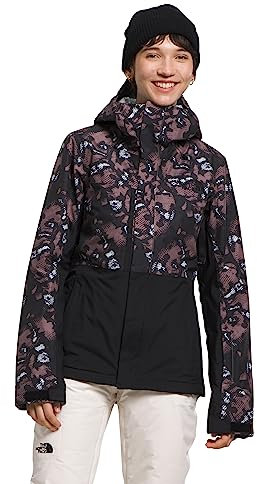 THE NORTH FACE Damen Freedom Isolierte Jacke (Standard- und Übergröße), Rehkitzgrauer Schlangen-Charmer-Aufdruck, Medium