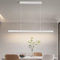 LED Pendelleuchte Dimmbare Esstisch Hängeleuchte Dimmbar Mit Fernbedienung Hängelampe höhenverstellbar Kronleuchter für Esszimmer Schlafzimmer Küche Büro Bar Wohnzimmer leuchte (Weiß, L80cm)