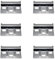 8Pcs Stainless Steel Cupboards Hanger Plate Stable Durable Cupboards Hanger Plate Heavy Duty Kitchen Wall Unit Brackets for Wall Mounting Cabinets