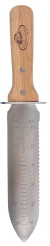 Hori Hori Japanisches Pflanz Garten Grab Blumen Messer Edelstahl Holz Werkzeug