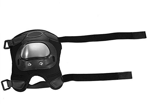 KELFEEAO Set di 2 Ginocchiere Per Moto in Acciaio Inossidabile da Uomo, Ginocchiere E Parastinchi, Ginocchiere Protettive