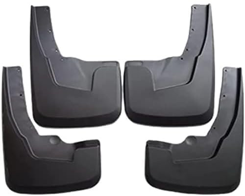 4 Stück Auto Kotflügel für Dodge RAM Pickup 1500 2500 3500 2019-2023,Schmutzfänger Schutzblech Mudguard Schlamm Flaps Wasserdicht Dustproof Styling Karosserie Anbauteile