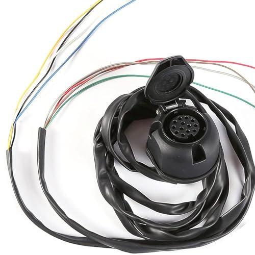 AGRISHOP Enchufe de Remolque 13 Pines Hembra con Cable precableado 2M