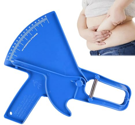 Body Fitness Measure Tool, Skinfold, Double Spring Fat Tape, Portable Body Measure Tool, Accurate Measure Tool, BMI Monitoring Tool, Handheld, Fat Measureme