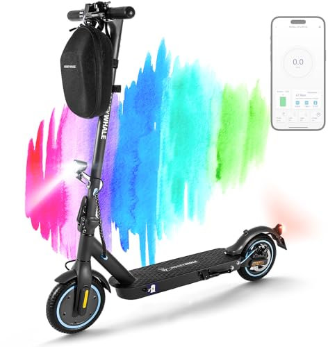 Elektroscooter Erwachsene E Scooter mit straßenzulassung eKFV E Roller Elektroroller Faltbarer 25 km Reichweite Elektro Roller 8.5 Zoll Wabenreifen, E9