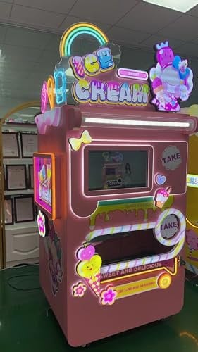 Revolutionary Ice Cream Vending Machine - Serve Gourmet Frozen Treats Automatically With Robust Technology,