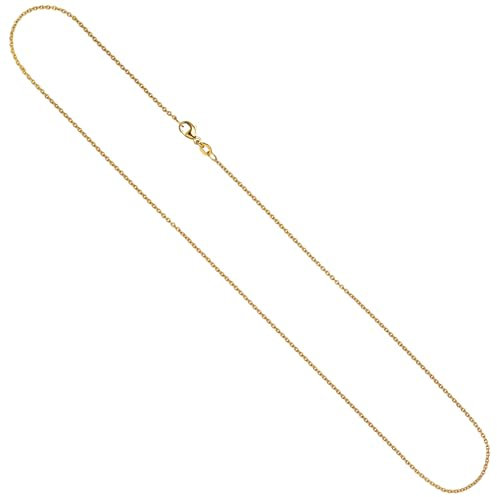 Jobo Damen Rund-Anker-Kette aus 18 Karat 750 Gold 1,5 mm 45 cm
