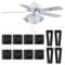 Innovative Ceiling Fan Blade Balance System Includes Four Clip Sets and Weight Options