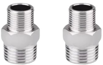 Adaptador de manguera de ducha, conector de manguera de ducha roscado macho a hembra, conector de manguera de ducha roscado macho hembra