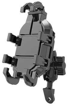 Telefonhalter GPS Für Motorrad Roller ATV Fahrrad Handy Halterung Handy Halter Mit Stoßdämpfer Modul Einstellbar In Jedem Winkel(Mirror Seat Mounting)