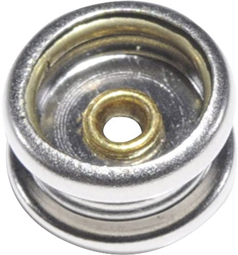 TRU COMPONENTS DR-INF-SS-10 ESD-Druckknopf-Adapter Druckknopfsockel 10 mm, Druckknopfsockel 10mm