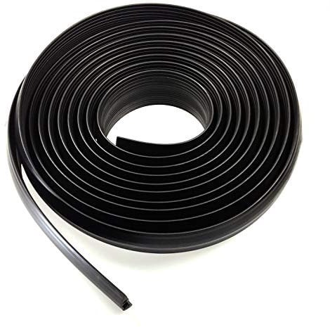 Rubber Cable Floor Cover Protector Trunking Black 67mmx12 5m
