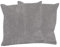 2er Pack Kissenhülle 40x40 Silber Kissenbezug mit Noppen Struktur Serie Piano