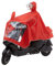 GLJY Motorrad wasserdichter verlängerter Poncho, Elektromobil-Roller-Motorrad-großer Regen-Umhang-Mantel, Einzelperson-Motorrad-Antibeschlag-Regenschutz mit Spiegelschlitzen,G,XXXL