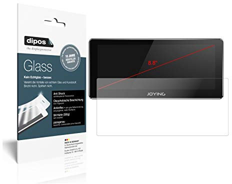 dipos I Displayschutz matt kompatibel mit Joying Radio 8.8 Zoll Schutzfolie 9H Anti-Shock