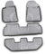 Element 3D Gummimatten Set passend für Toyota Corolla Verso | 2004-2009 | 100% passgenaue Auto Fußmatten, robuste Universal Fußmatte Auto, Gummimatten Auto, Auto Fussmatten Gummi