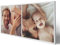 wandmotiv24 Leinwandbild 260 g/m ² - Foto-Collage mit 2 Fotos - Fotogeschenk - Geschenk für Freunde und Familie - Kunstdruck querformat 40x20cm (BxH) - M0001