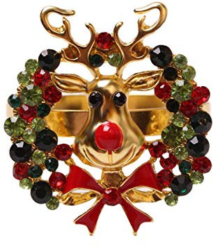 Weihnachten Serviettenringe Elch Hirsche Serviettenringe Weihnachten Serviettenringe Für Weihnachten Hochzeit Alltag