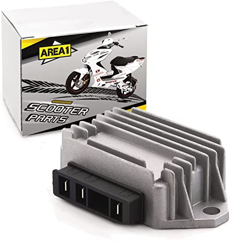 Area1 Spannungsregler Gleichrichter kompatibel mit Vespa PX 80 100 125, PX 150 200 (E/T5/Lusso) PK 50 125 (S/XL/ETS), Primavera 50 125 (S/R/N), P80, P150X, P200E, passend für Piaggio APE