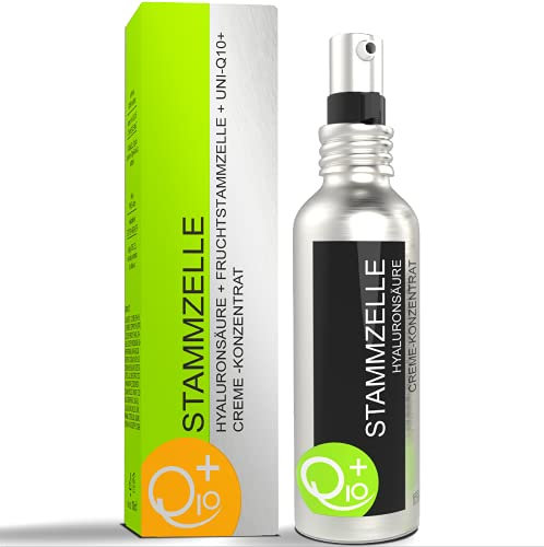 UNIQ10UE Vegane Hyaluron Feuchtigkeitscreme Gesicht, Hyaluronsäure hochdosierte, Zellschutz, Q10+, Made in Germany, 100 ml