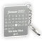 MyPrezzie Gravur Schlüsselanhänger personalisiert mit deinem eigenem Foto/Bild, Wunschtext | Partner Liebes Geschenkidee | Valentinstags für Sie und Ihn (Kalender)