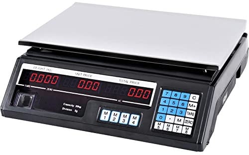 TEMPO DI SALDI Bilancia Elettronica Digitale Professionale Da 5 Gr A 40 Kg In Acciaio Inox
