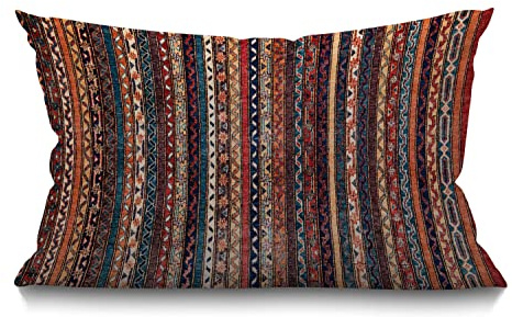 BGBDEIA Türkischer Teppich, Lendenwirbelkissen, 30 x 50 cm, dekoratives Schlafzimmer, Wohnzimmer, türkisch, Vintage, persisch, rechteckig, Überwurf für Bett, Sofa, Couch