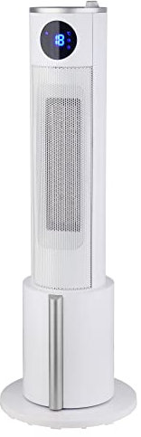 3in1 Keramik Heizlüfter | 12h Timer | Fernbedienung | 3 Stufen, 700 1700, 2200 Watt | 80° Oszillierend | Heizgerät | Elektroheizer | Temperaturanzeige | Temperatureinstellung: 10-35°C | Schnellheizer