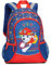 Paw Patrol Kinder Jungen Mädchen Rucksack Kinderrucksack mit tollem Marshall Motiv (669) mit Hauptfach und Nebenfach Getränkenetz, 35 x 27 x 15 cm, blau/rot