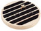 NBEADS Wooden Jewelry Display Tray, 6 Slots Round Ring Earring Display Storage Holder Black Velvet Insert Jewelry Organizer Tray for Jewelry Retail Display Selling, 5.91(15cm) In Diameter