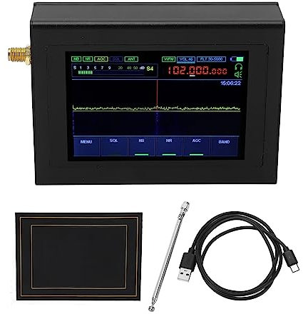 Receptor De Radio SDR Receptor De Radio De Onda Corta, 50 GHz ~ 250 MHz 4 GHZ ~ 2 GHZ Malahit DSP SDR Receptor Receptor De Radio De Banda Completa AM SSB NFM WfFM Malachite SDR DSP Receptor Con Antena