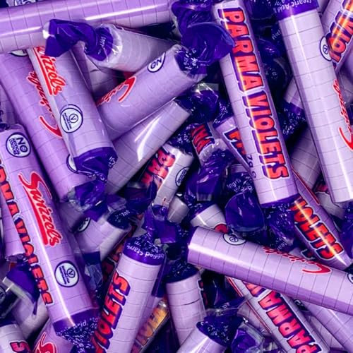 50 Parma Violet Sweets │ 50 Pack Bulk Bag │ Assorted Sweet Pick and Mix for Parties, Gifts, and Sharing.
