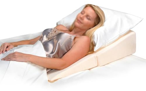 keilkissen bett keilkissen bett kopfteil 60 cm breite Gerd-Kissen für Schlafen, faltbares Bettkeilkissen mit Memory-Schaum für saures Reflux-Sodbrennen bei Erwachsenen, Beine und Rückenstütze auf Reis