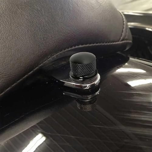 JNNJ 2 Stück Motorrad Sitzschrauben, Motorrad-Roller-Verkleidungssattel-Schraube, Motorrads Aluminium Rücksitz Befestigungsschraube, Motorrad Sitzbolzen Befestigungsschrauben Eloxiertes Aluminium