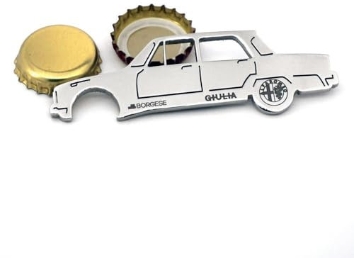 Apribottiglia Alfa Romeo Giulia (1962) Acciaio Inox Lucido - Borgeseidea
