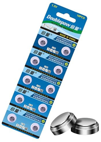 377 Watch Battery,377 Battery, 1.5V Watch Battery Assortment Pack - LR66 SR626SW LR626 AG4 377A Button Batteries 10 Pack For Stopwatch, Car Tire Pressure Gauge