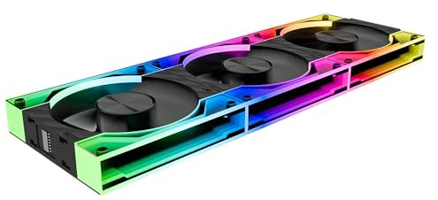 Jungle Leopard V3 Daisy Chain A-RGB Lüfter 120mm,ARGB PWM PC Lüfter, RGB PC Gehäuselüfter,Forward/Reverse Flow Umschaltbar