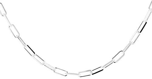 Amazon Essentials collana con catenina in carta, con barra a T, 46 cm/18 cm