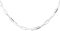 Amazon Essentials Sterling Silver Paper Chain T-Bar Necklace 46cm/18
