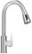 Zeripikfoasp Robinet Cuisine, Mitigeur Cuisine, Extensible Robinetterie de Cuisine avec 2 Modes de Pulvérisation, 360° d'Évier à Arc Élevé Acier Inoxydable Robinet Faucet Finition Brossée
