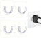 TUYOBG 4pcs No Drill Curtain Rod Brackets Heavy Duty Adhesive Command Hooks stick on curtain rod holder Hold Shower Rod Holder Command Hooks for Towel Clothes Hanging in Home Bathroom & Kitchen