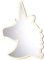 POPETPOP 1stück Acryl Spiegel Einhorn Wandsticker Für Kinderzimmer Selbstklebend Wasserfest Dekorativer Spiegel Geeignet Für Babyzimmer Spielzimmer Und Wohnräume