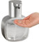 Seifenspender Automatisch, 500ml Elektrischer Seifenspender mit Sensor Infrarot, Berührungslos Wandbefestigung Seifenspender-Set mit USB Wiederaufladbar für Bad, Toilette (Silber Flüssig)