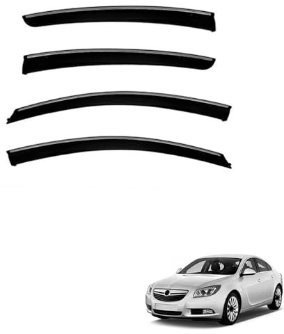 Gisltv 4 Stück Auto Seitenfenster Windabweiser, für Opel Insignia A MK1-G09 2008-2016 Seitenfenster wasserdichter Windschutz Fenster Windabweiser Regenabweiser