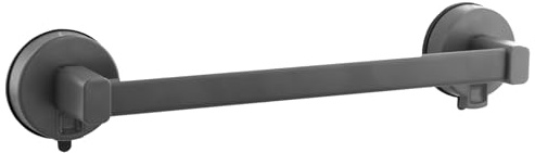 Ziyonix Porta Asciugamani Bagno Ventosa, 30 cm Portasciugamani a Ventosa Porta Asciugamani Bagno Alluminio Resistente Portasciugamani per Bagno e Cucina